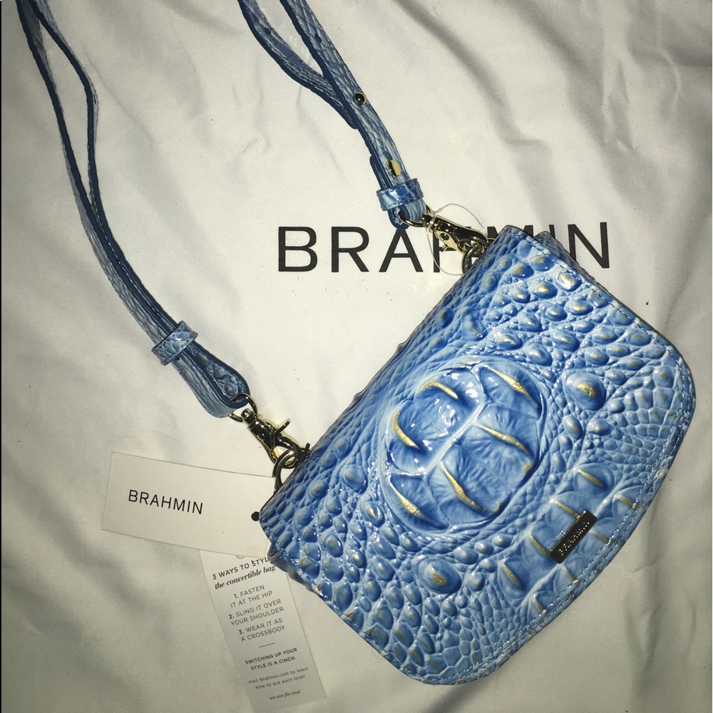 Brahmin lil crossbody ‘Cerulean’ NWT